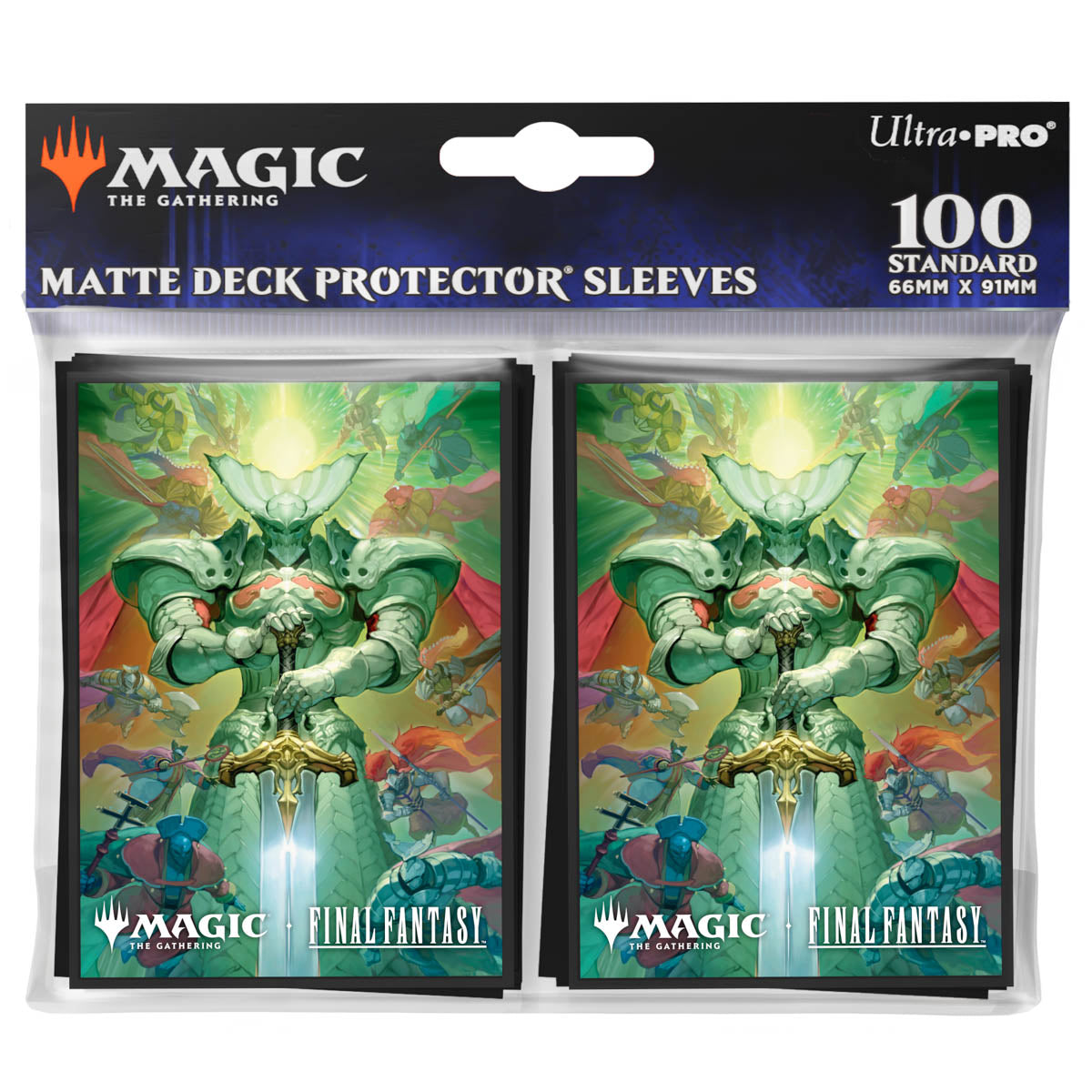Ultra Pro MTG FINAL FANTASY 100 Count Deck Protector Sleeves (Summon: Knights of Round) - UP38709