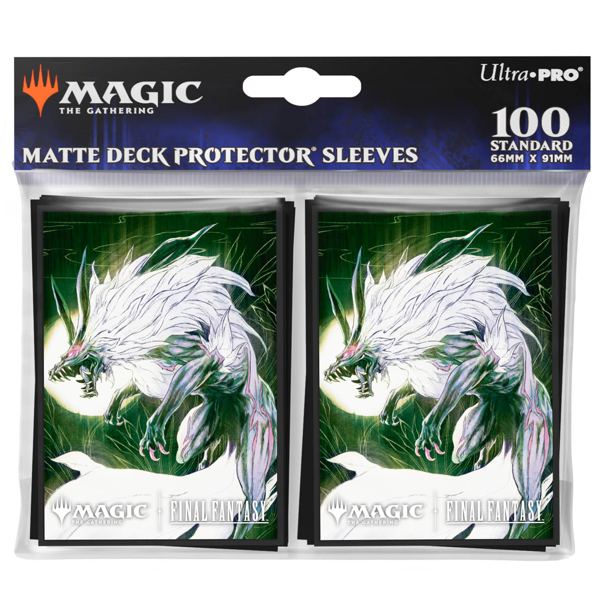 Ultra Pro MTG FINAL FANTASY 100 Count Deck Protector Sleeves (Summon: Fenrir) - UP38711