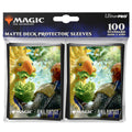 Ultra Pro MTG FINAL FANTASY 100 Count Deck Protector Sleeves (Gysahl Greens) - UP38712