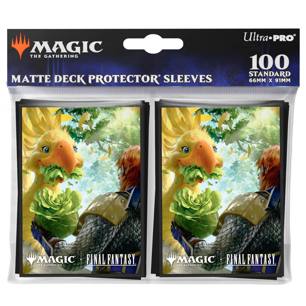 Ultra Pro MTG FINAL FANTASY 100 Count Deck Protector Sleeves (Gysahl Greens) - UP38712