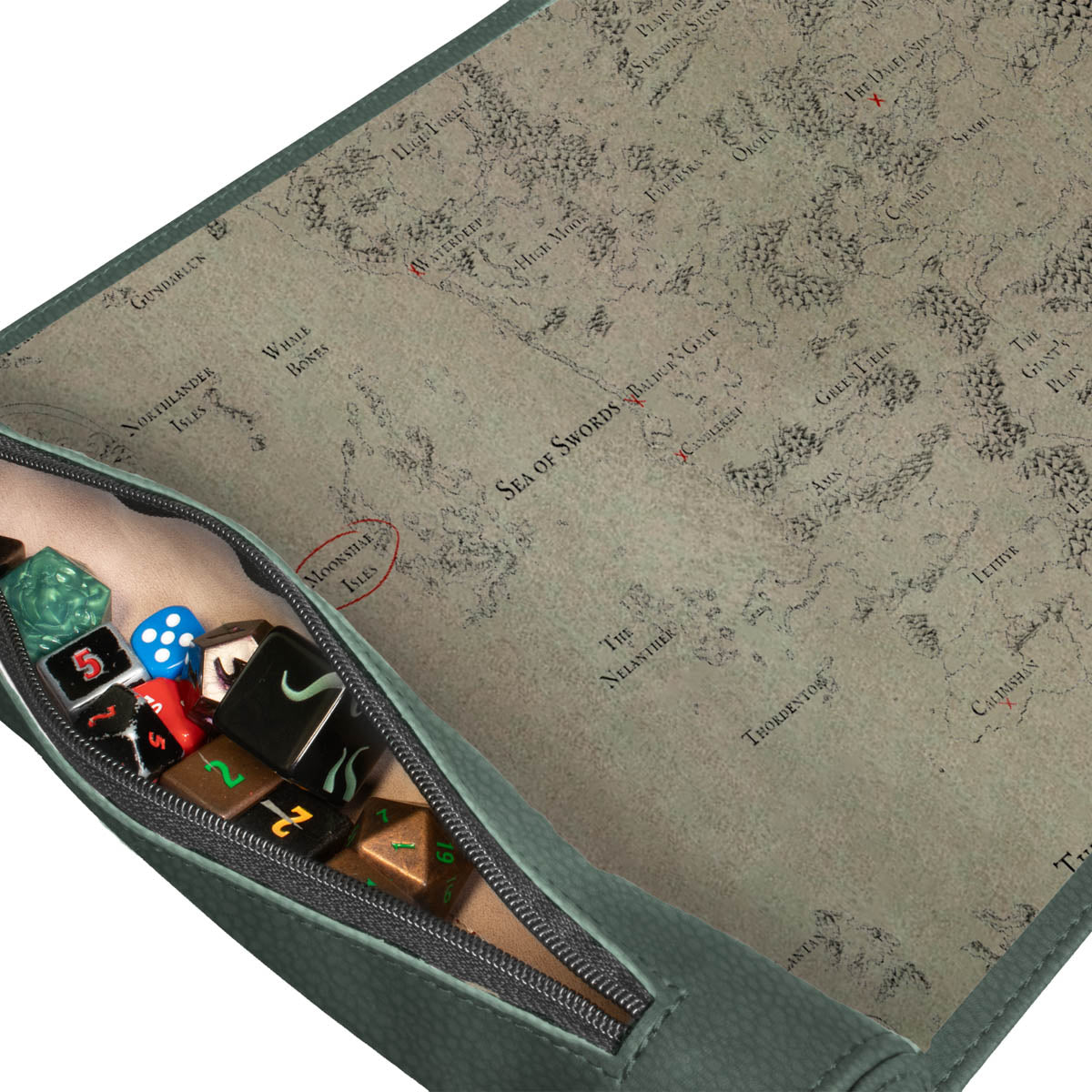Ultra Pro UP38773 D&D Artifacts Across Eternities Drizzt & the Forgotten Realms Dice Scroll Map