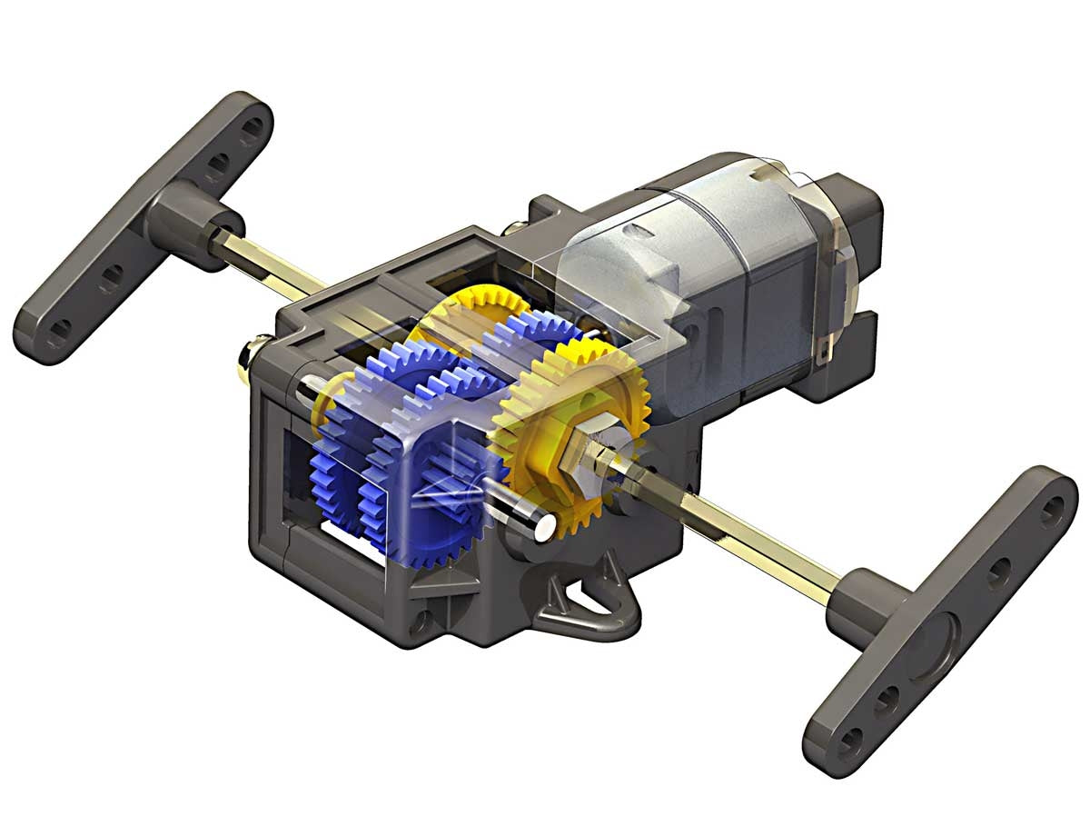 Tamiya 70167 SINGLE GEAR BOX 4 SPEED (8346775257325)