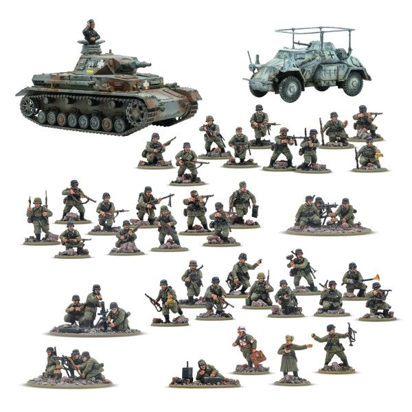 Bolt Action 402612103 1/56 Rattenkrieg German Veterans Infantry Starter Army (8949355577581)