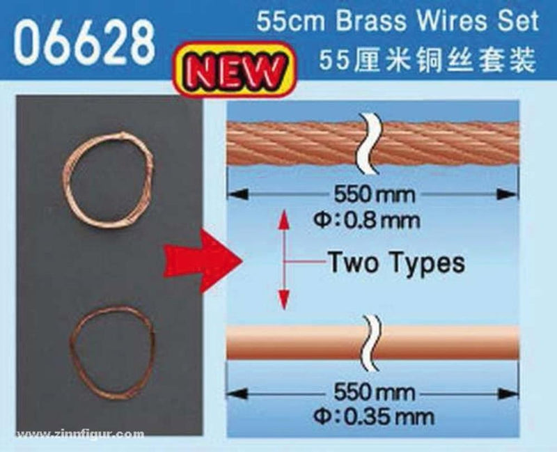 Trumpeter 06628 55cm Brass Wire set