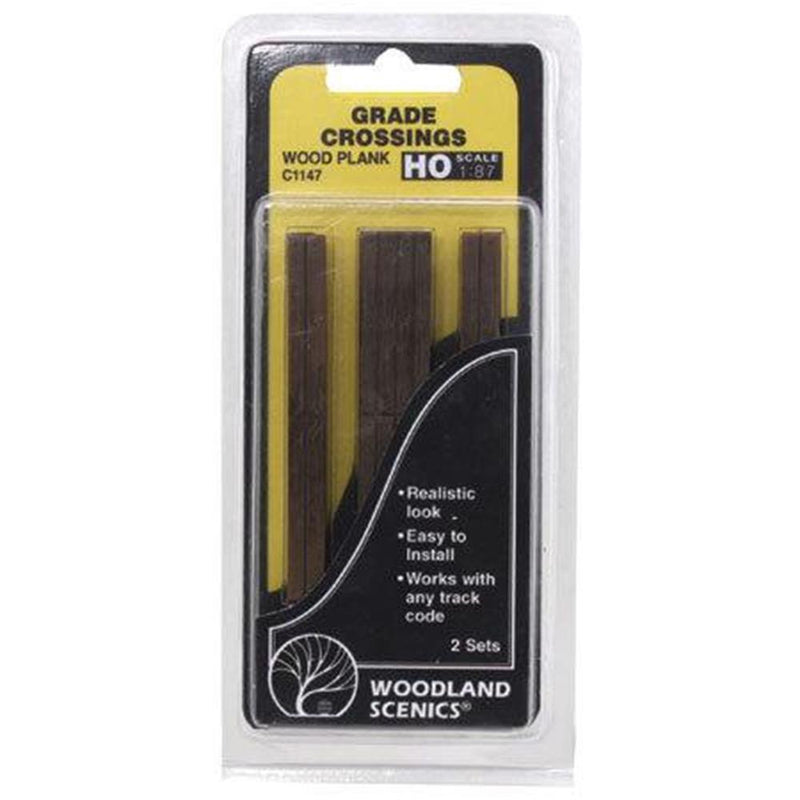 Woodland Scenics C1147 HO Grade Crossing Wood Planks (7540614168813)