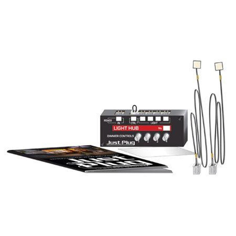 Woodland Scenics JP5700 Lights & Hub Set Warm White (7597343506669)