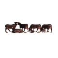 Woodland Scenics N Scenic Accents: Black Angus Cows