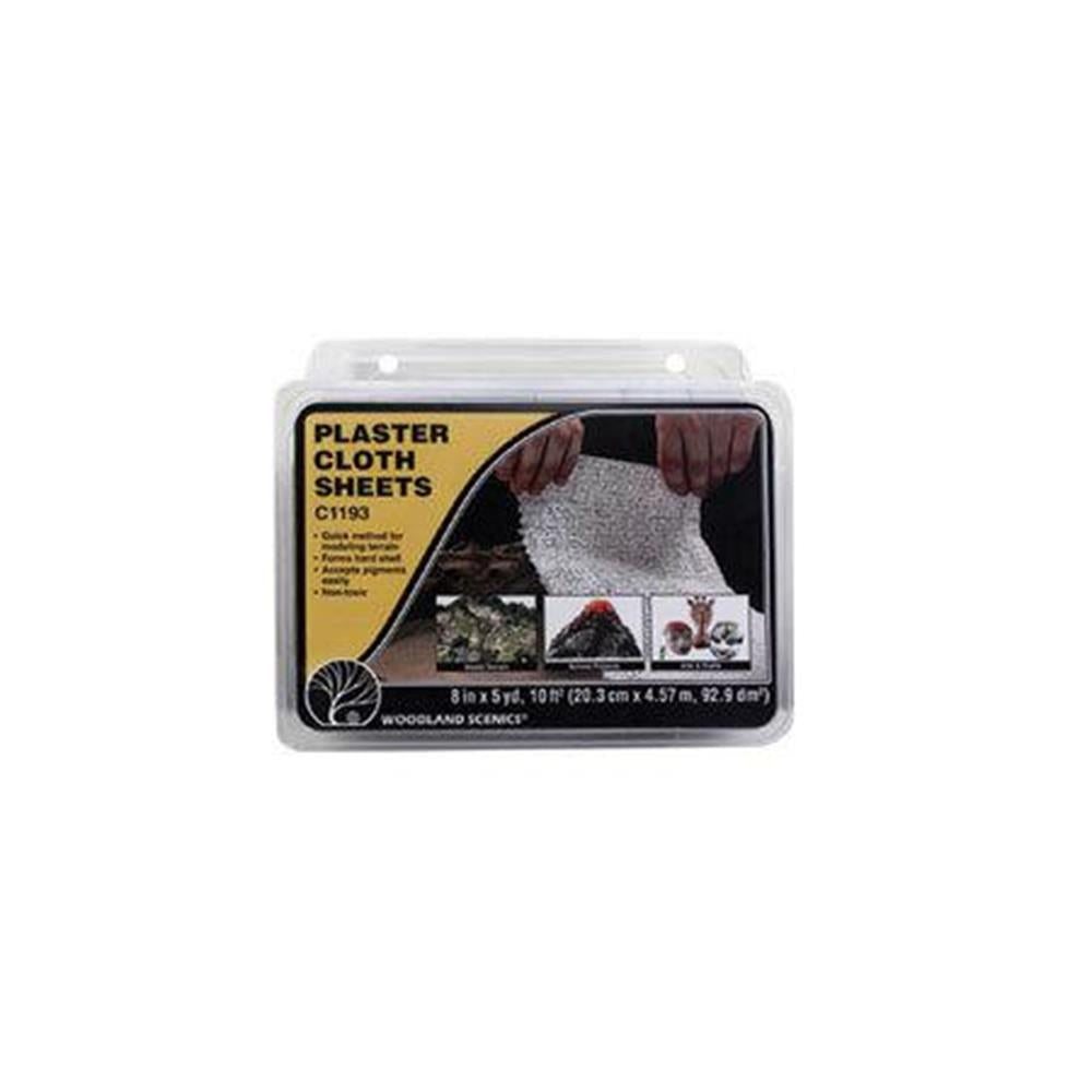 Woodland Scenics C1193 Plaster Cloth Sheets 8 x 12 (7540625539309)