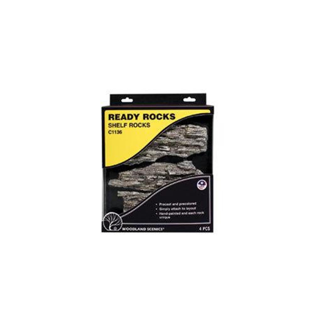 Woodland Scenics C1136 Ready Rocks Shelf Rocks (7540628455661)