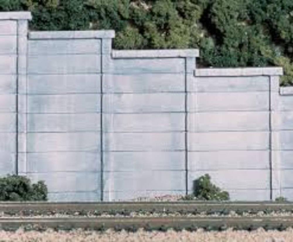 Woodland Scenics C1258 RETAINING WALL CONCRETE HO (7540629864685)