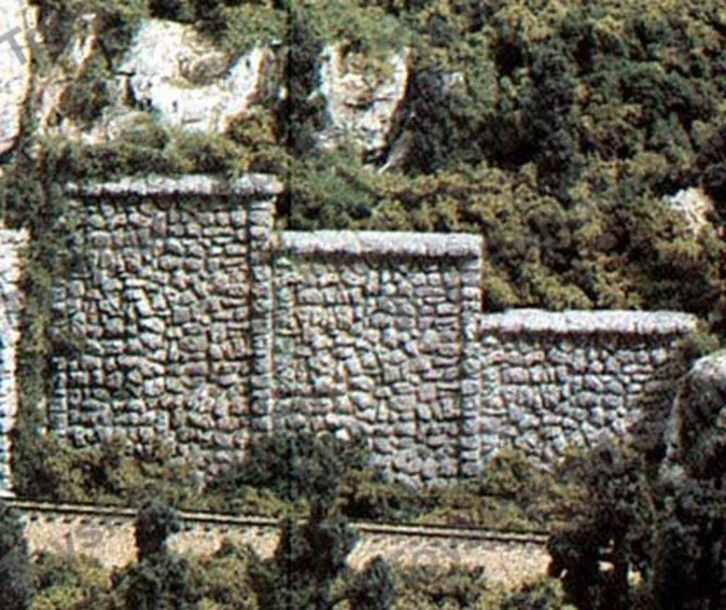 Woodland Scenics C1261 RETAINING WALL RNDM STONE HO