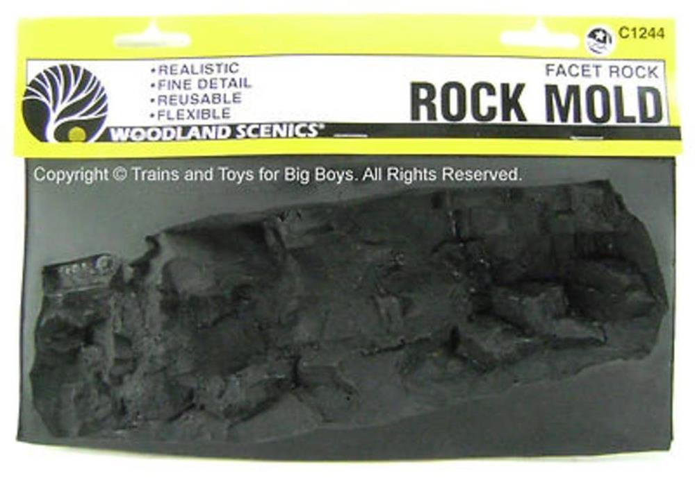Woodland Scenics C1244 ROCK MOLDS FACET ROCK (7540631994605)
