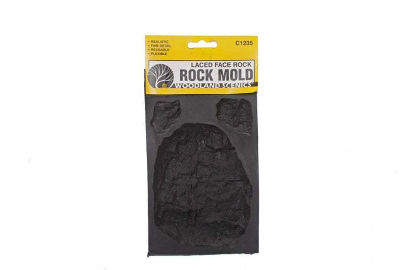 Woodland Scenics C1235 ROCK MOLDS LACED FACE ROCK - Hobby City NZ