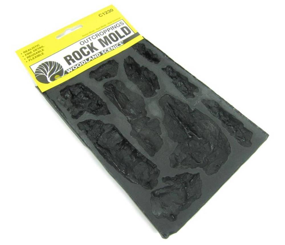 Woodland Scenics ROCK MOLDS OUTCROPPINGS