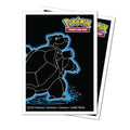 Ultra Pro Pokemon Neon Kanto Blastoise 105 Count Apex Sleeves - UP16657