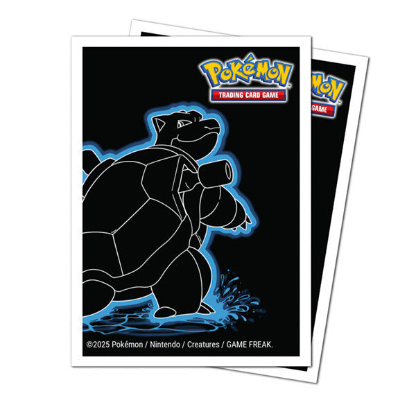 Ultra Pro Pokemon Neon Kanto Blastoise 105 Count Apex Sleeves - UP16657