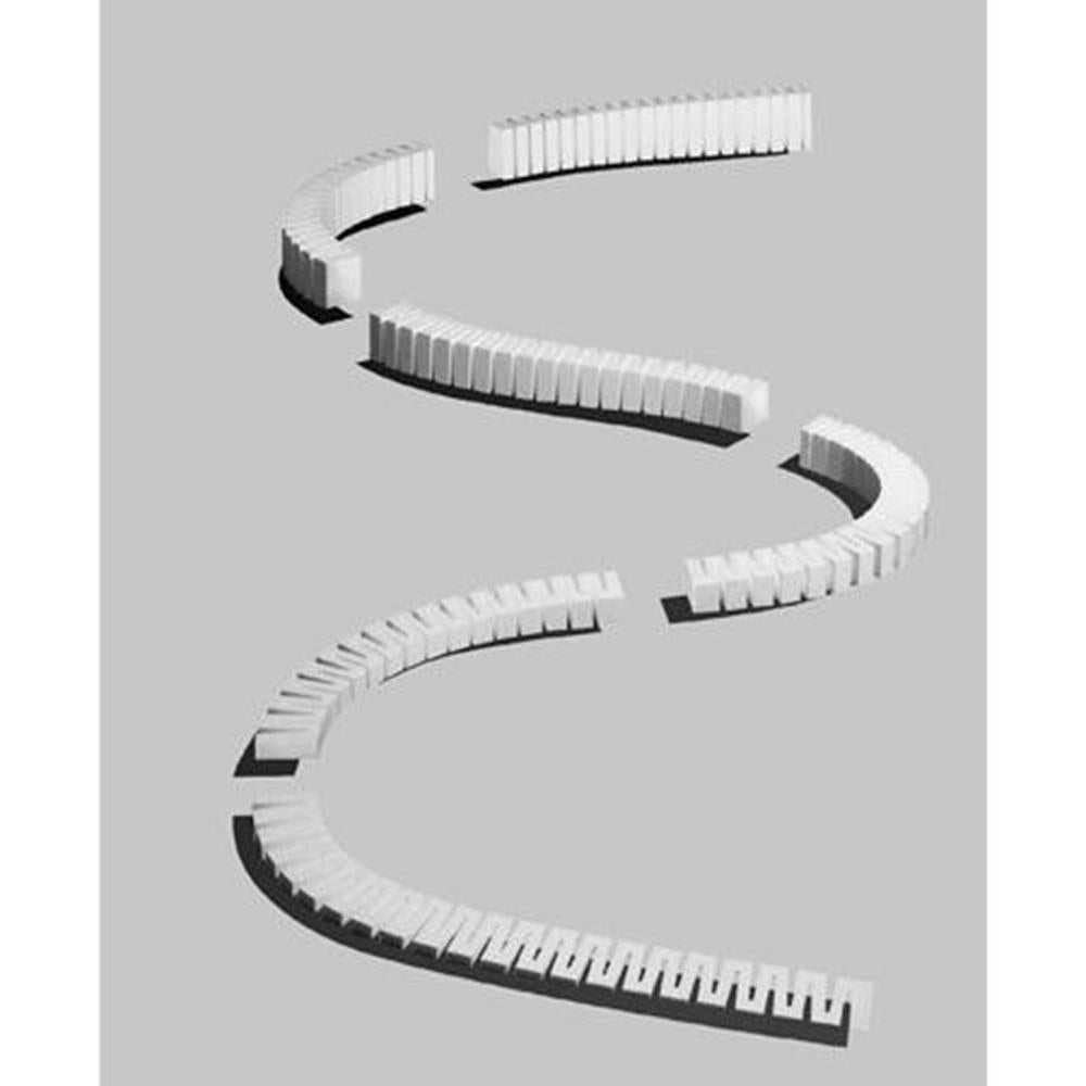 Woodland Scenics STEP 2 INCLINE 3% SET 6PCS