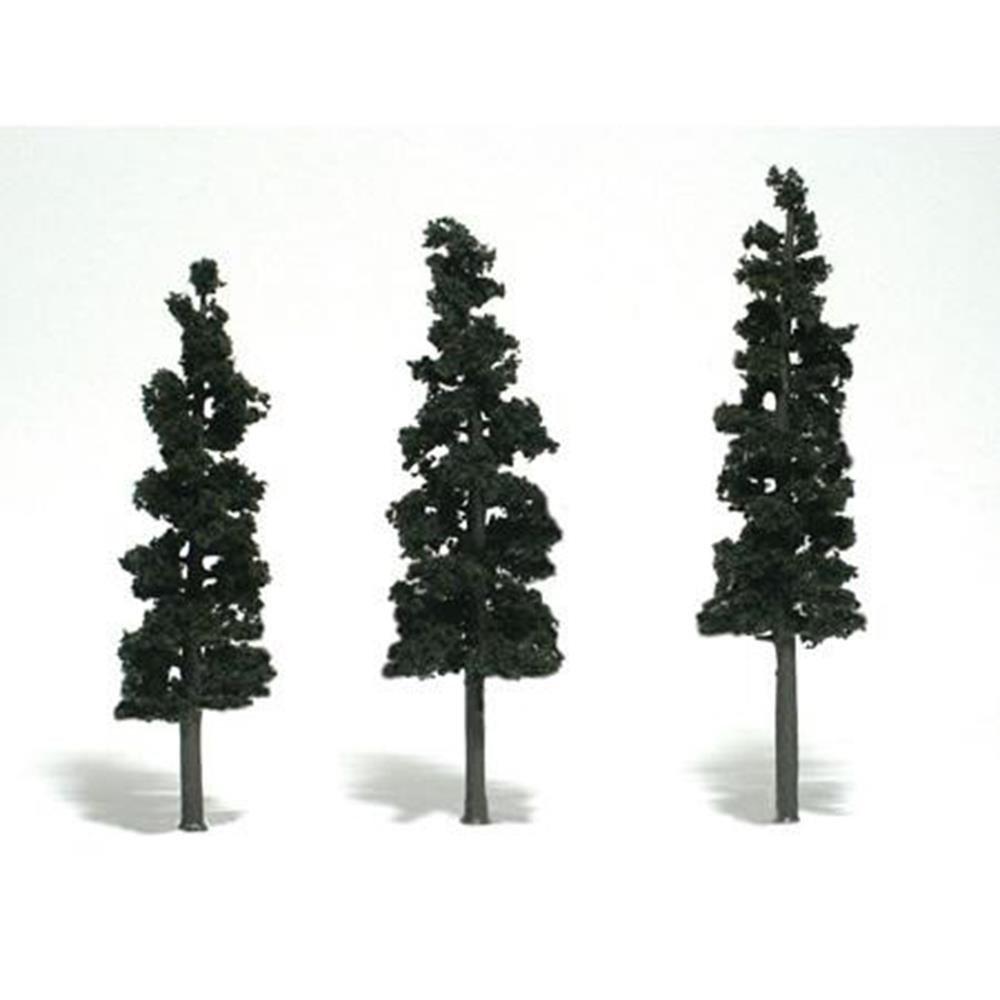 Woodland Scenics TREES CONIFER GRN 15-17CM 3PC