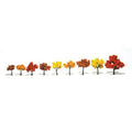 Woodland Scenics TR1540 TREES FALL MIX 3-7CM 9PC (7540644118765)