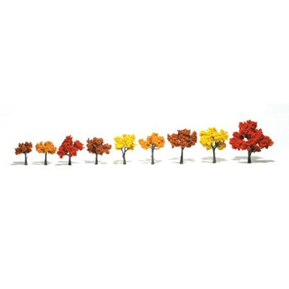 Woodland Scenics TR1540 TREES FALL MIX 3-7CM 9PC (7540644118765)