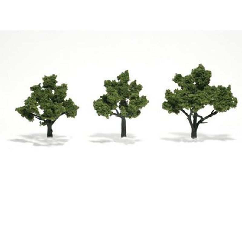 Woodland Scenics TR1506 TREES LIGH/GRN 7--10CM 3PCS - Hobby City NZ (7540644446445)