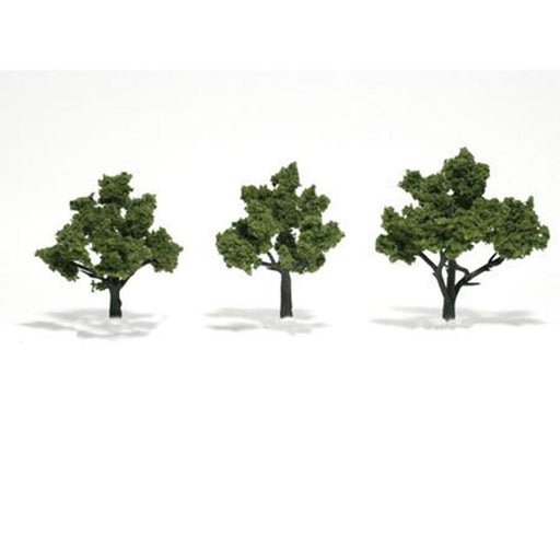 Woodland Scenics TR1506 TREES LIGH/GRN 7--10CM 3PCS - Hobby City NZ (7540644446445)