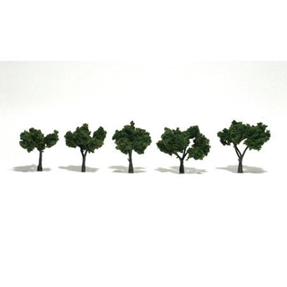 Woodland Scenics TREES MED/GRN 3-5CM 4PCS