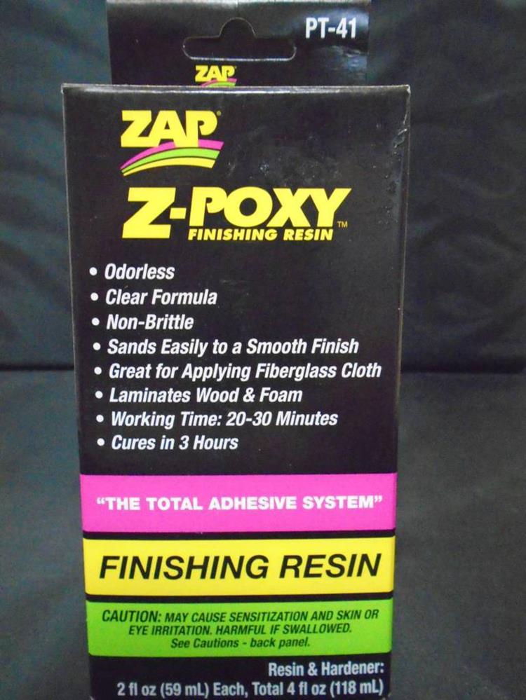Zap Z-Poxy Finishing Glue Resin 118ml