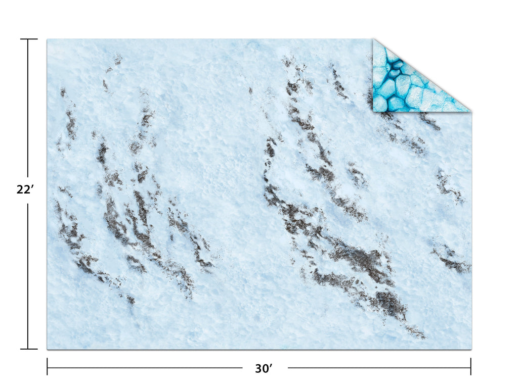 Monster Fight Club 20106 22X30 Ice / Tundra Game Mat (8826609074413)