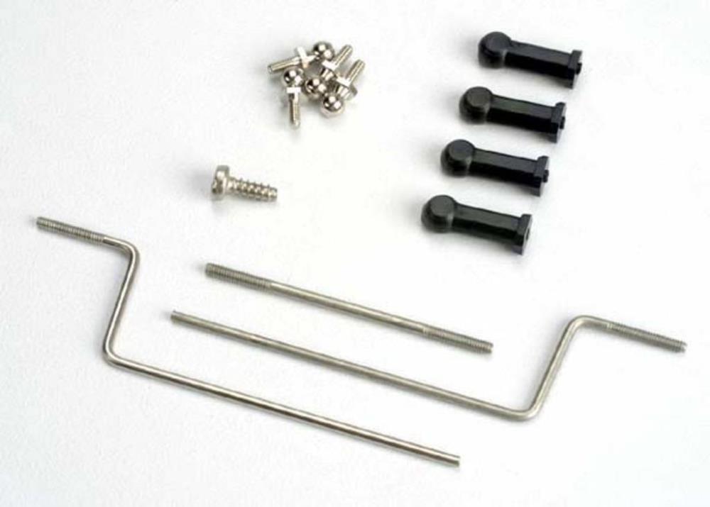 zTraxxas 1532 - Outdrive Connecting Rod/Nylon Ball Connector Ends (4) (769038188593)