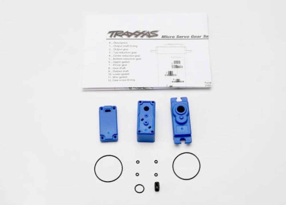 zTraxxas 2081 - Servo Case/ Gaskets (For 2080 Micro Waterproof Servo) (769042415665)