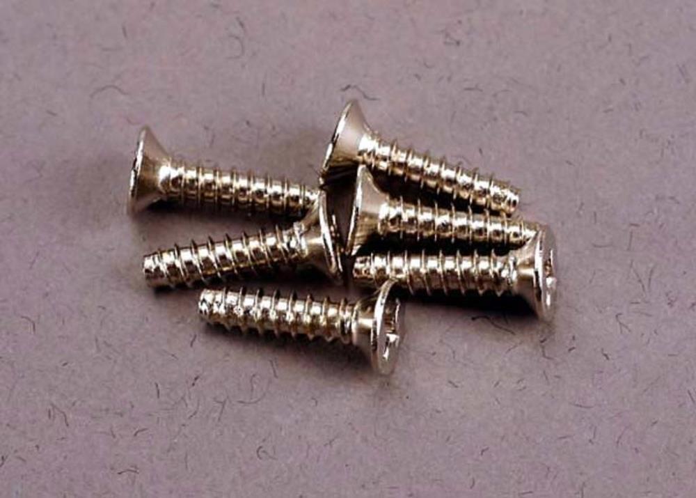 Traxxas 3x12mm Countersunk Self-Tapping RC Screw (6)
