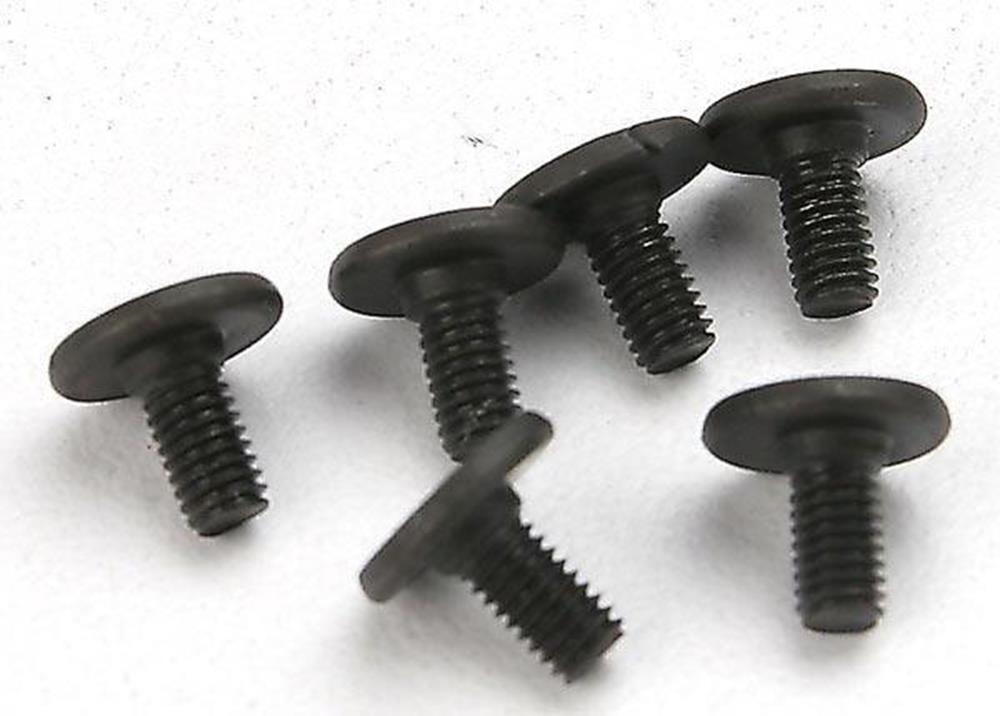 Traxxas 3932 - Screws 3x6mm flat-head machine (hex drive) (6) (769063092273)