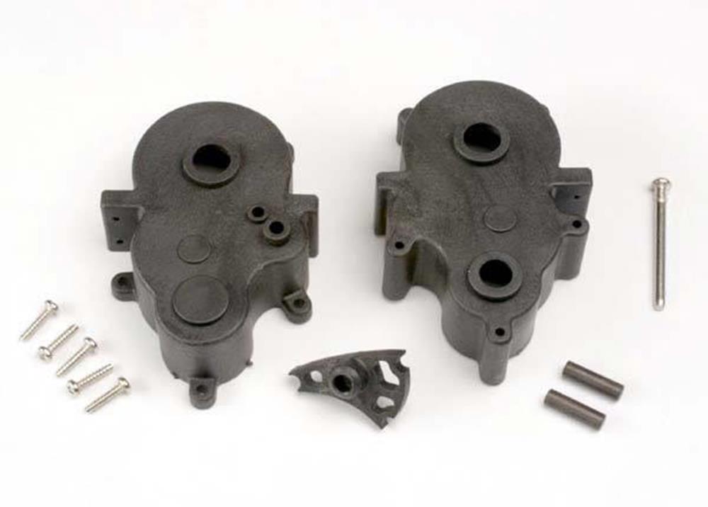 zTraxxas 3991 - Gearbox Halves (F&R)/ Screws (3X12 Rst)(5)/40Mm Guide P (769065386033)