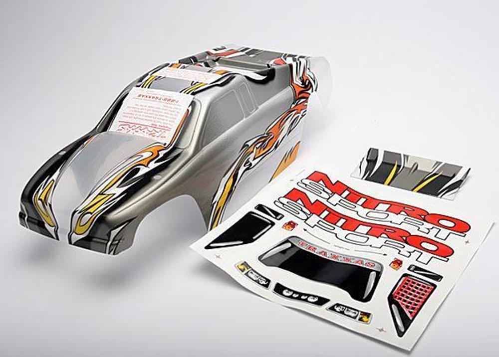 zTraxxas 4512 - Body Nitro Sport Prographix (Replacement For The Pain (769075216433)