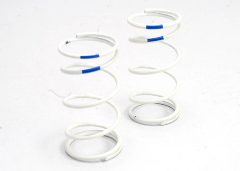 Traxxas 5434 - Spring Shock (White) (GTR) (1.6 Rate Blue) (1 Pair) (8827928281325)