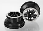 Traxxas SCT Split-Spoke Black Satin Chrome Beadlock Style Dual Profile RC Wheel