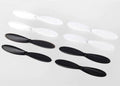 zTraxxas 6225 - Rotor Blade Set White (4) Black (4) (769111916593)