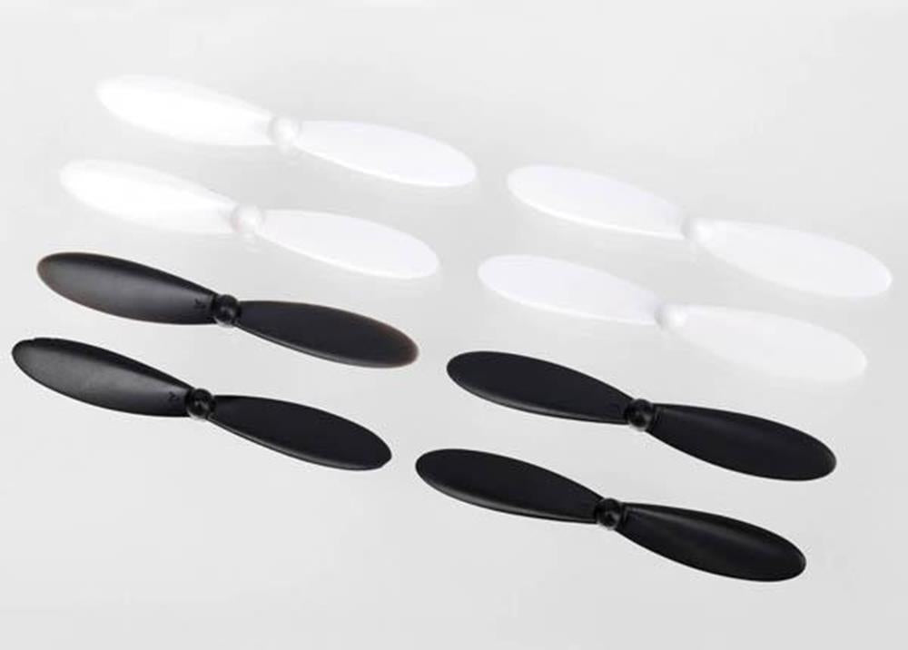 zTraxxas 6225 - Rotor Blade Set White (4) Black (4) (769111916593)