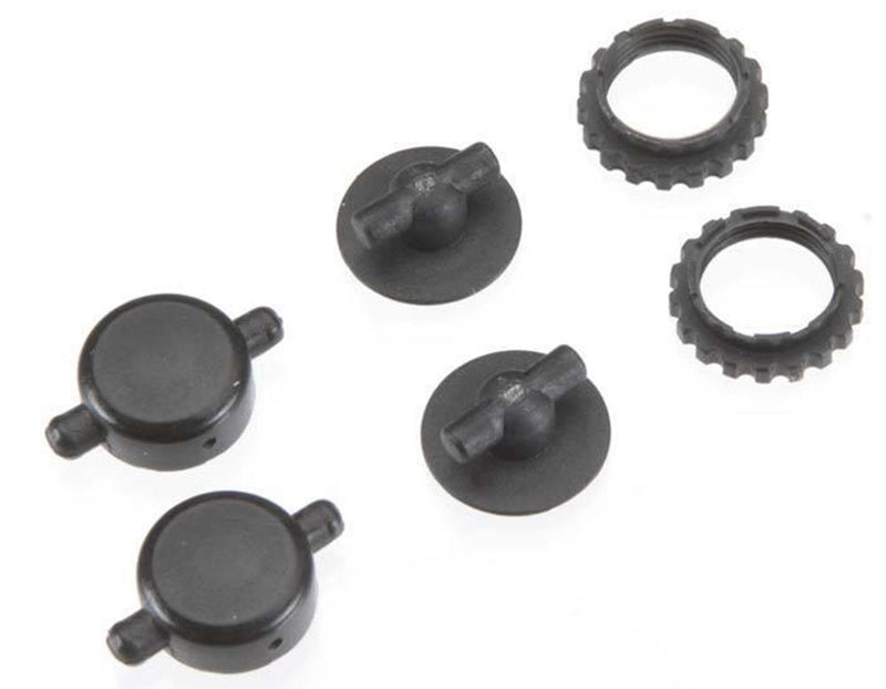 Traxxas 6962 - Caps and spring retainers GTR shocks (upper cap (2) upper retainer (2) lower retainer (2))