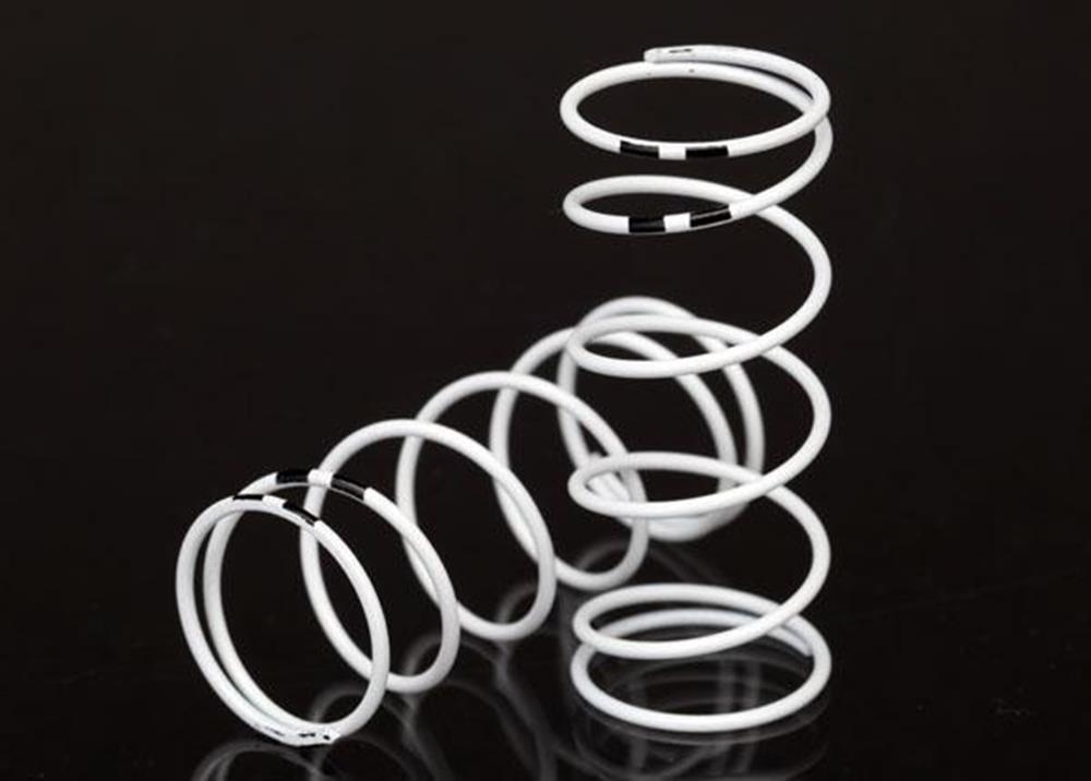 Traxxas 7444 - Spring shock white (GTR long) (0.767 rate black) (1 pair) (7540672626925)