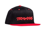Traxxas Snap Hat Flat Bill Black/Red Merchandise