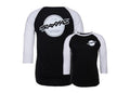 zTraxxas 1367-M - White/Black Sun Raglan (769147174961)