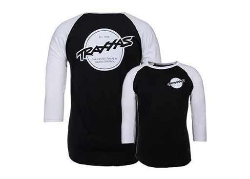 zTraxxas 1367-M - White/Black Sun Raglan - Hobby City NZ