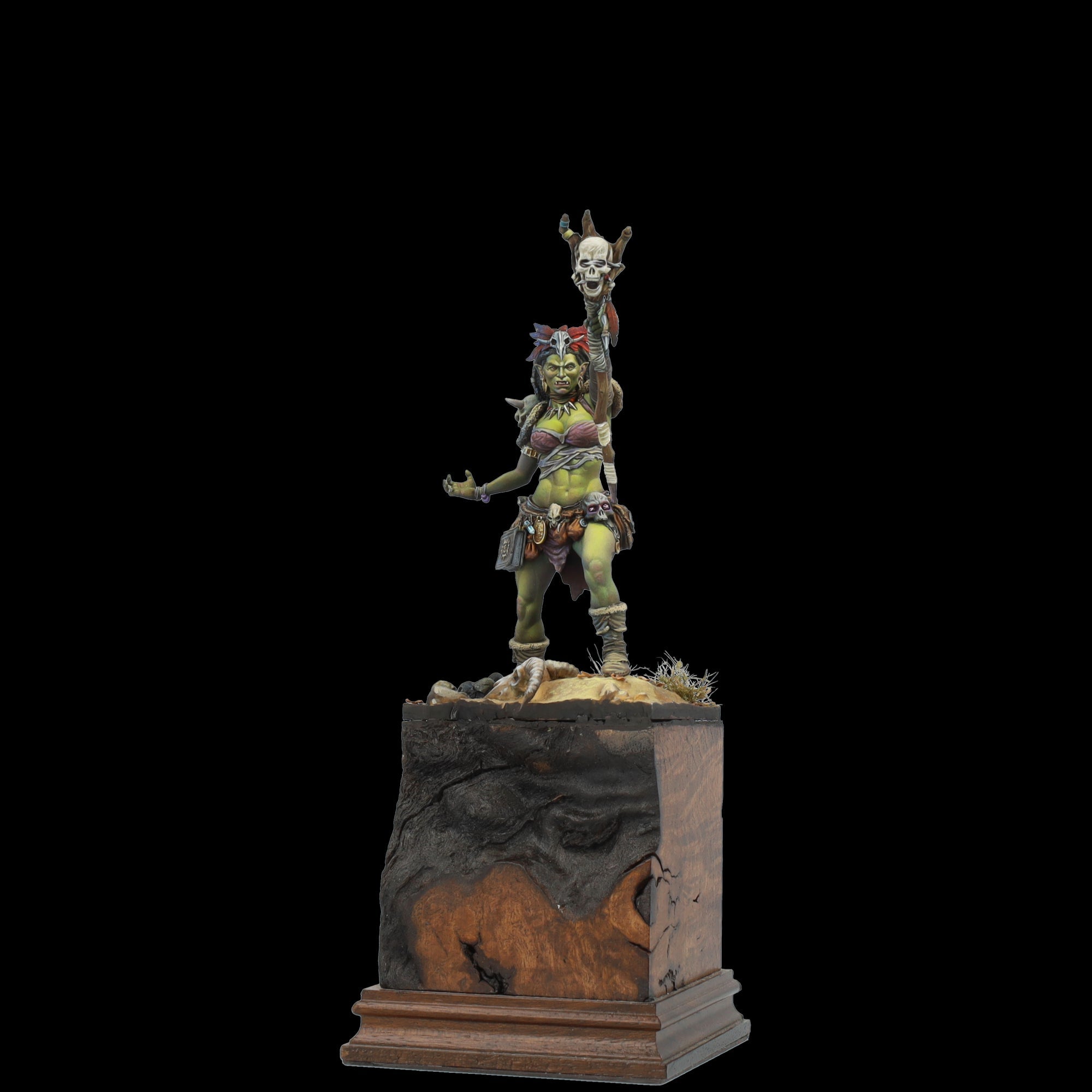 Scale 75 Figures Scale World Fantasy Aruh Ka The Shaman Orc 75mm (4)