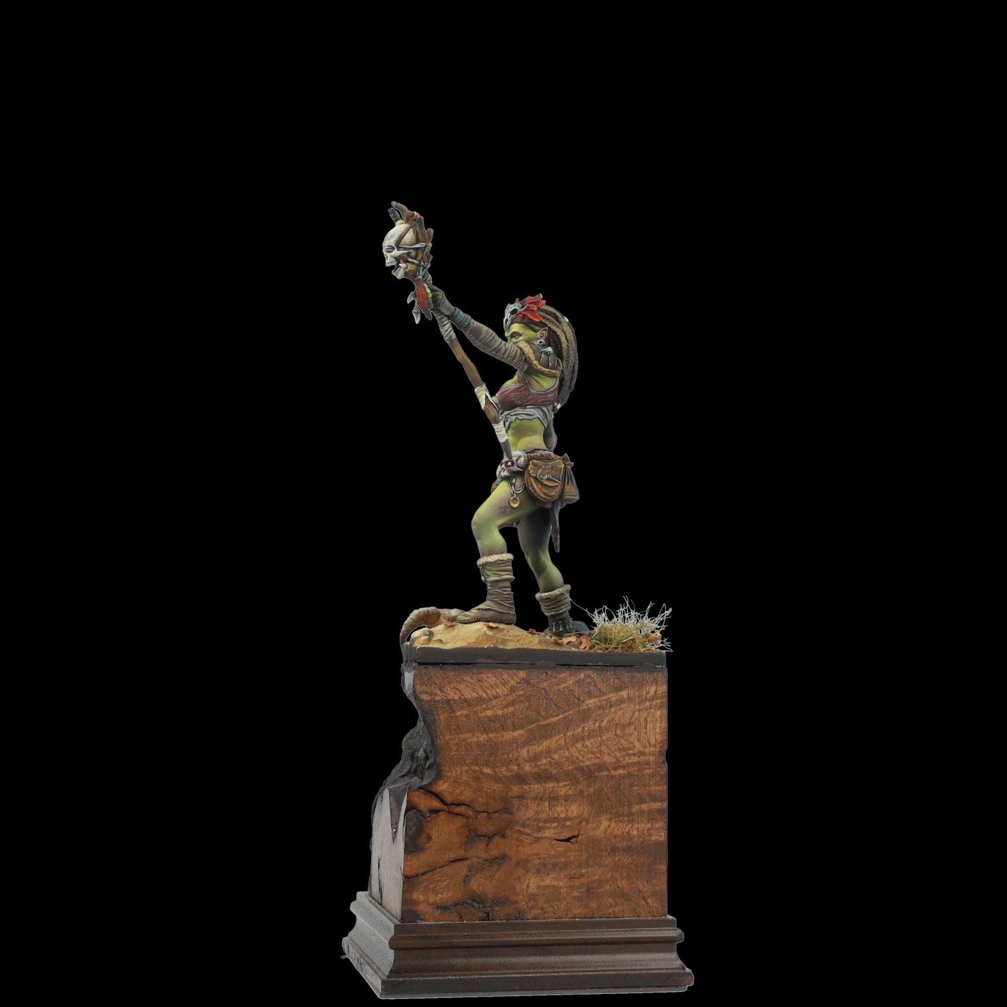 Scale 75 Figures Scale World Fantasy Aruh Ka The Shaman Orc 75mm (7)