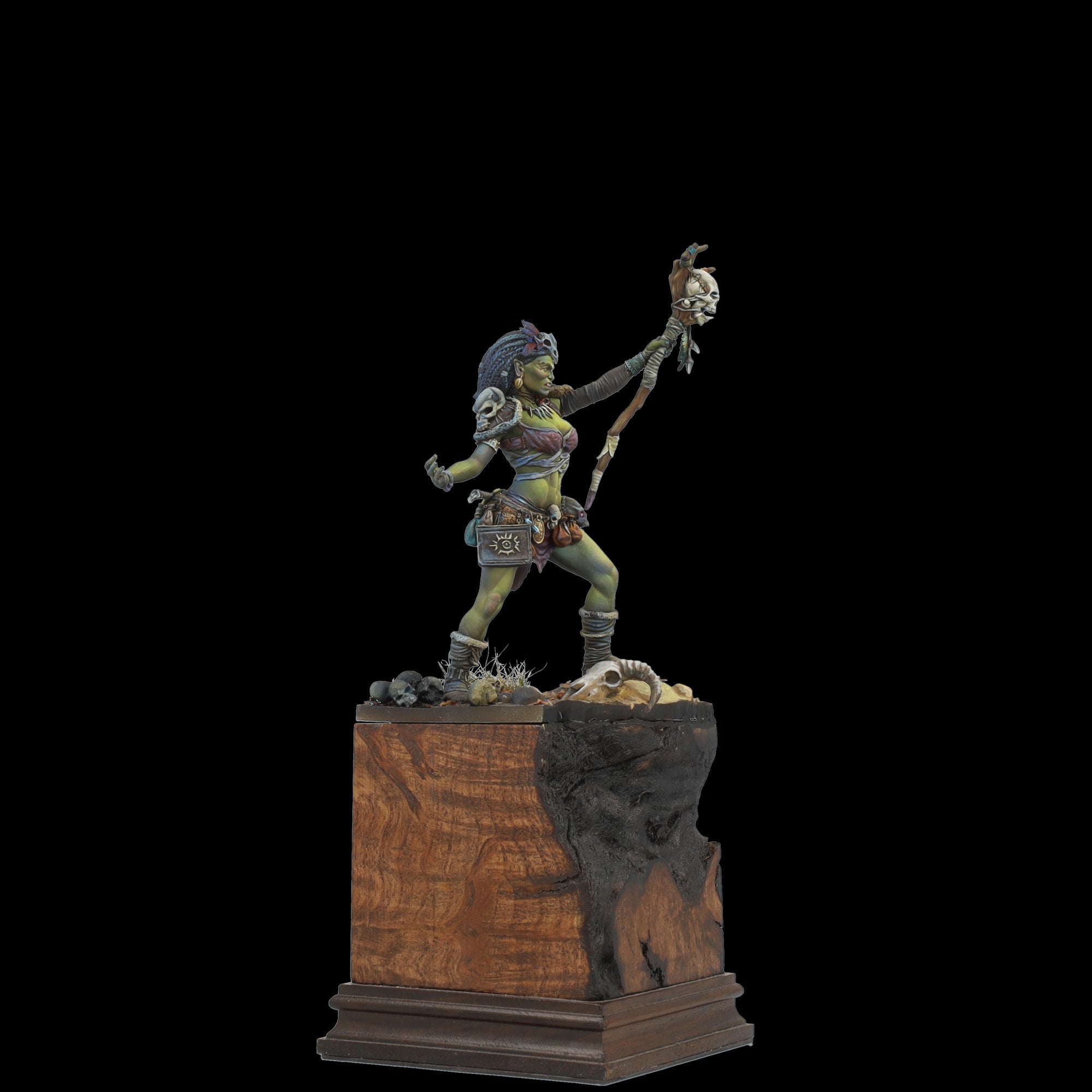 Scale 75 Figures Scale World Fantasy Aruh Ka The Shaman Orc 75mm (18)