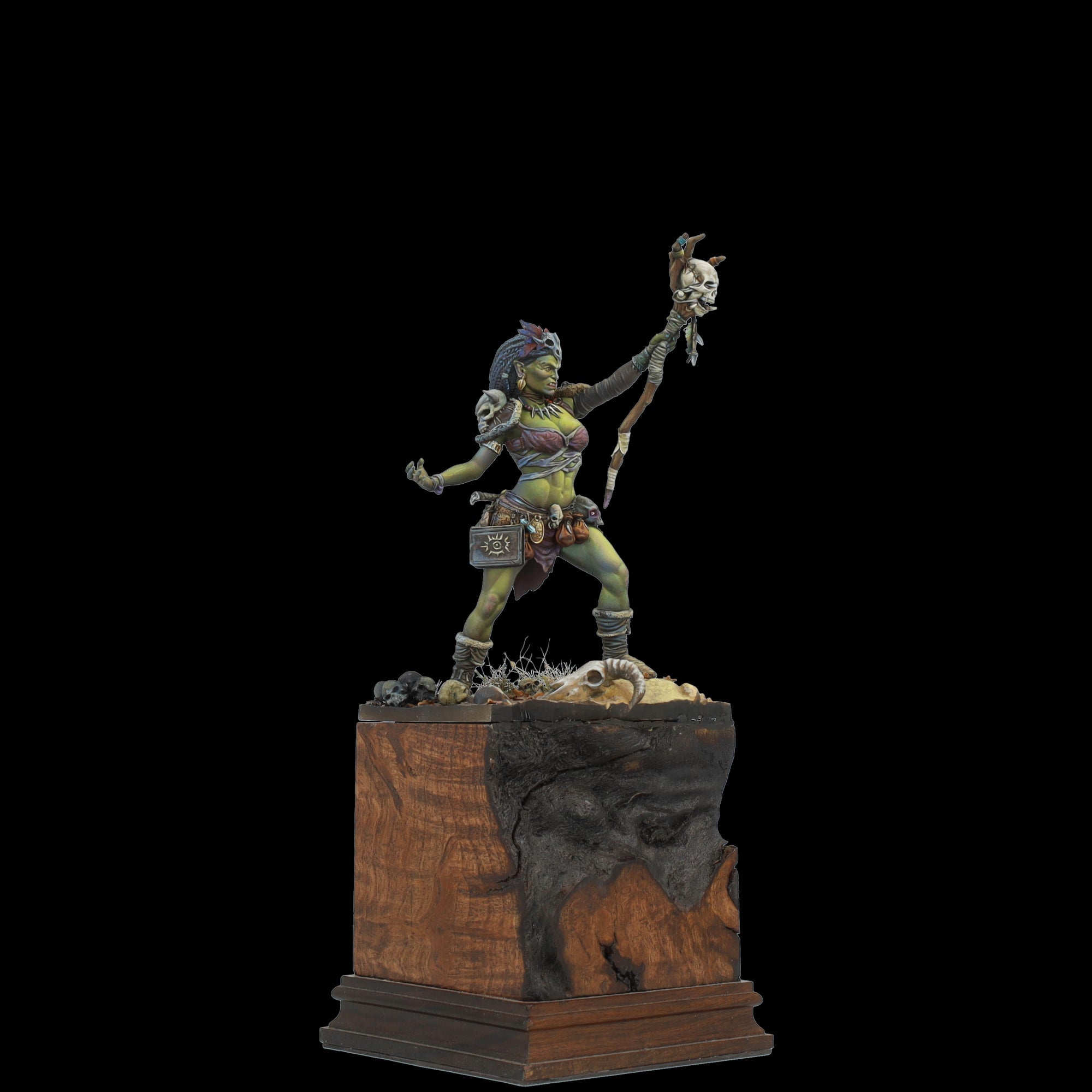 Scale 75 Figures Scale World Fantasy Aruh Ka The Shaman Orc 75mm (19)