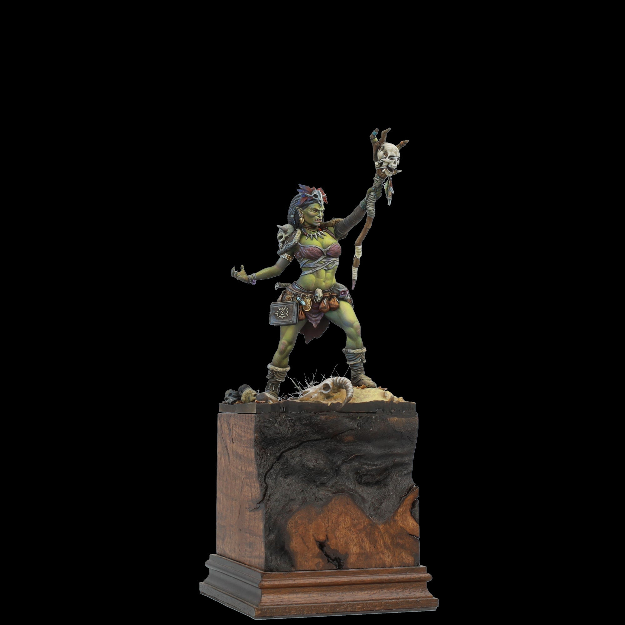 Scale 75 Figures Scale World Fantasy Aruh Ka The Shaman Orc 75mm (20)