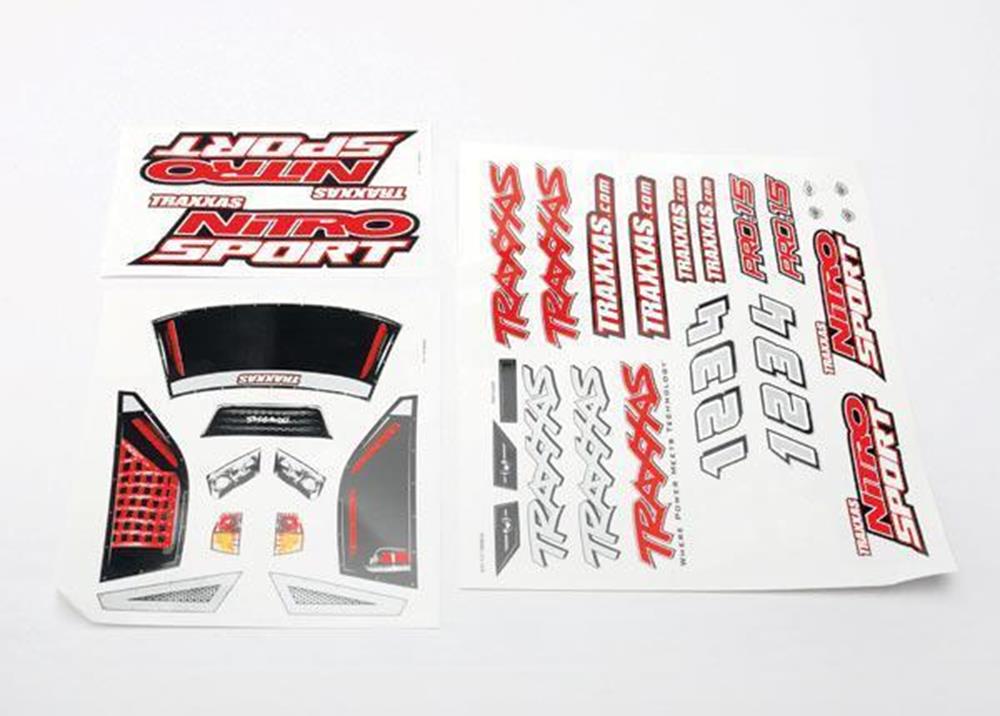 Traxxas 4513R - Decal Sheets Nitro Sport (8827968815341)